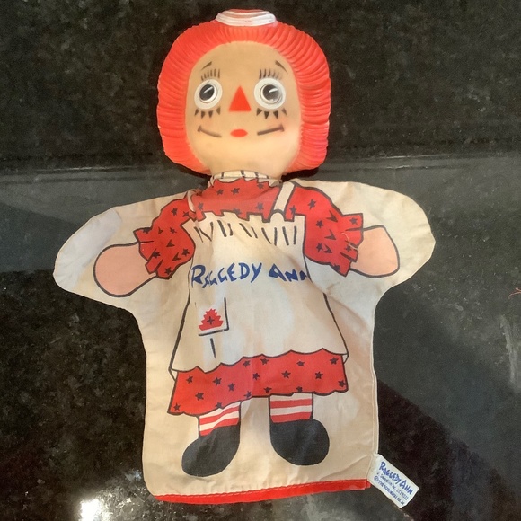 Vintage J. Swedlin Raggedy Ann Hand Puppet - Picture 1 of 6